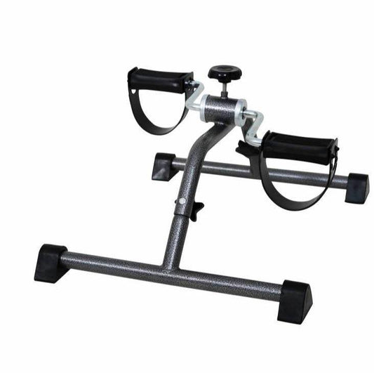 Compact 2-in-1 Pedal Exerciser for Upper and Lower Body Strength, Durable Steel Frame, Non-Slip Tips