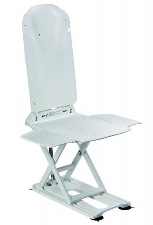 Kanjo XL Bathlift - Ergonomic Reclining Seat, 170kg Weight Capacity, Skin-Friendly Non-Slip Surface