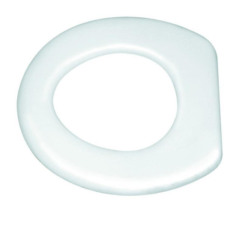 Comfortable 1-Inch Padded Toilet Seat With Washable Vinyl Cover For Easy Cleaning