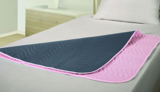 Vida Washable Bed Pad - Machine Washable, Waterproof, 5-Layer, Absorbs Up to 3 Liters, Tuck Options Available