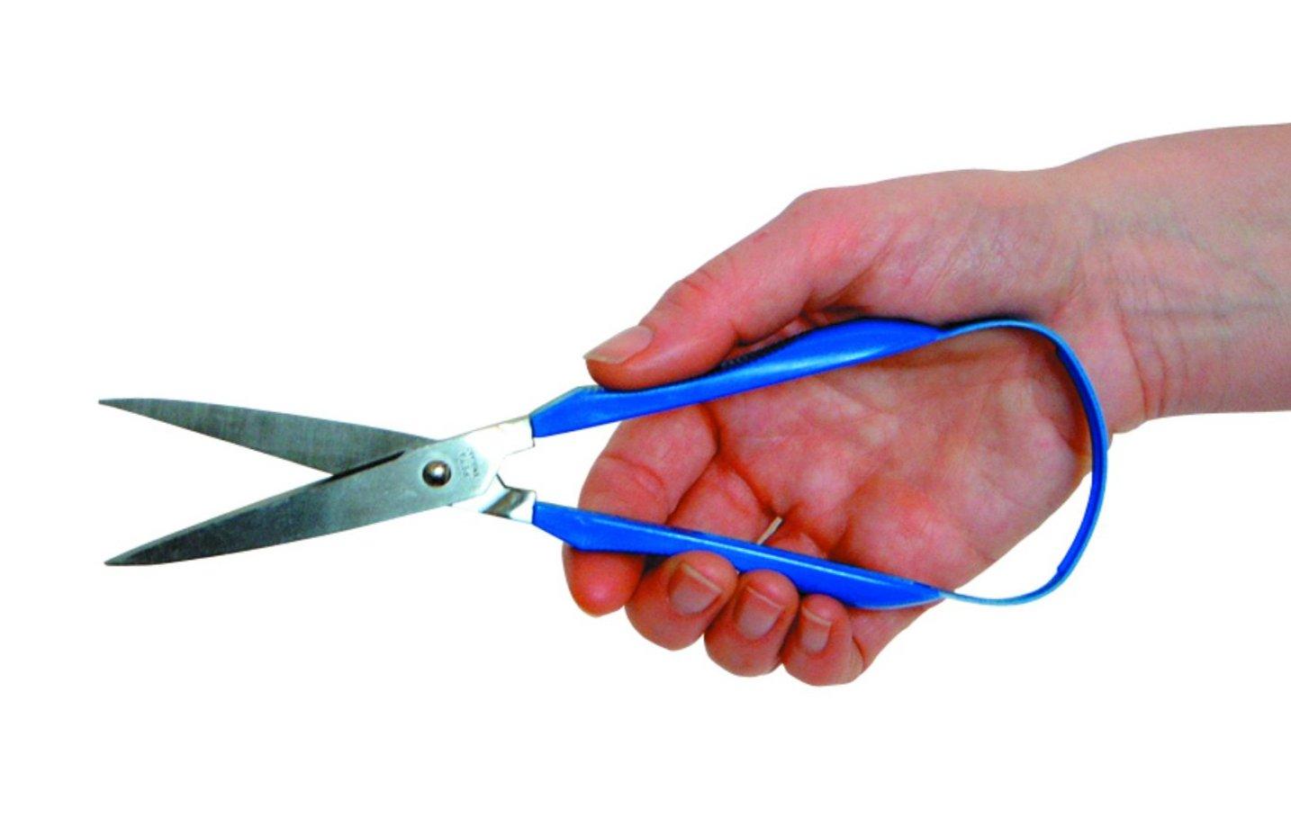 Ergonomic Loop Scissors With 2" Stainless Steel Blades Ideal For Arthritis & Injured Thumbs