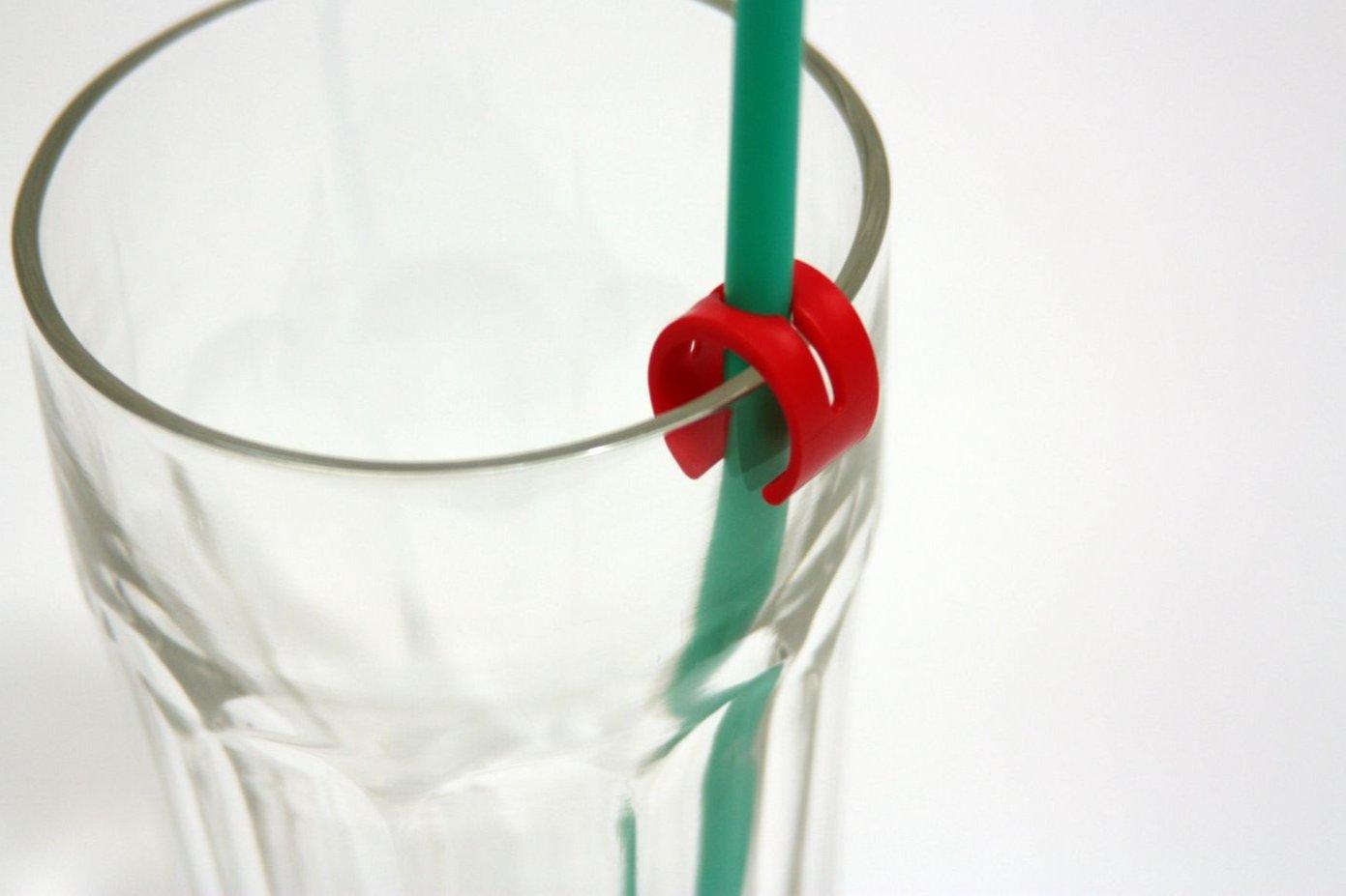 Stylish Straw Holder - Award-Winning, Dishwasher Safe, Holds 6mm Straws, 5 Color Choices