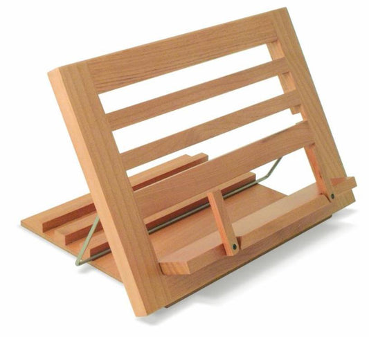 Adjustable Wooden Reading Rest with 3 Angles – Perfect for Books and Cookbooks, Folds for Easy Storage