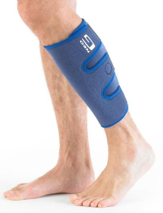 Neo G Calf And Shin Splint Support With Adjustable Straps And Heat Therapy For Pain Relief