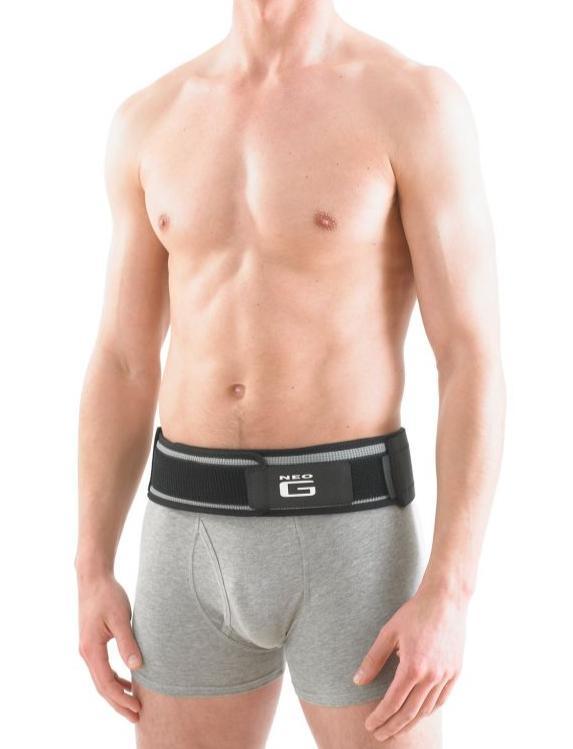 Neo G RX Sacroiliac Belt for Lower Back Support - Breathable Fabric with Silver & Aloe Vera