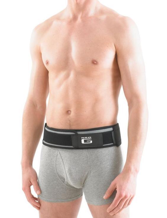 Neo G RX Sacroiliac Belt for Lower Back Support - Breathable Fabric with Silver & Aloe Vera