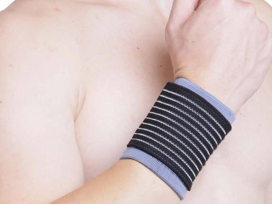 Kedley Active Elasticated Wrist Support - Comfortable Fit for Small/Medium Size, Ideal for Sports