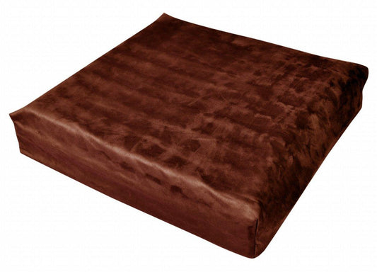 Harley Booster Cushion 48x48x10cm - Durable Polyurethane Foam with Faux Suede Cover