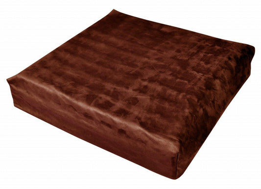 Harley Booster Cushion - 51x51x10cm High-Grade Polyurethane Foam with Faux Suede Cover