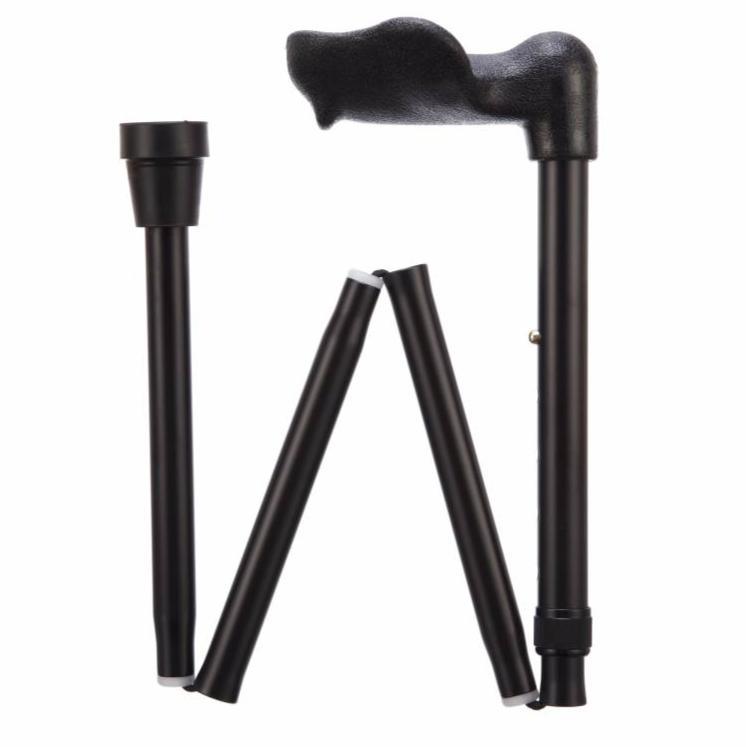 Arthritis Grip Cane - Folding, adjustable, Left Handed - Ingennov8 